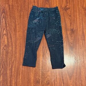 Kids' Navy Blue Patterned Leggings